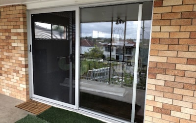 patio door after