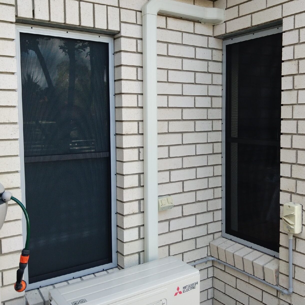 Double Hung windows After with Crimsafe